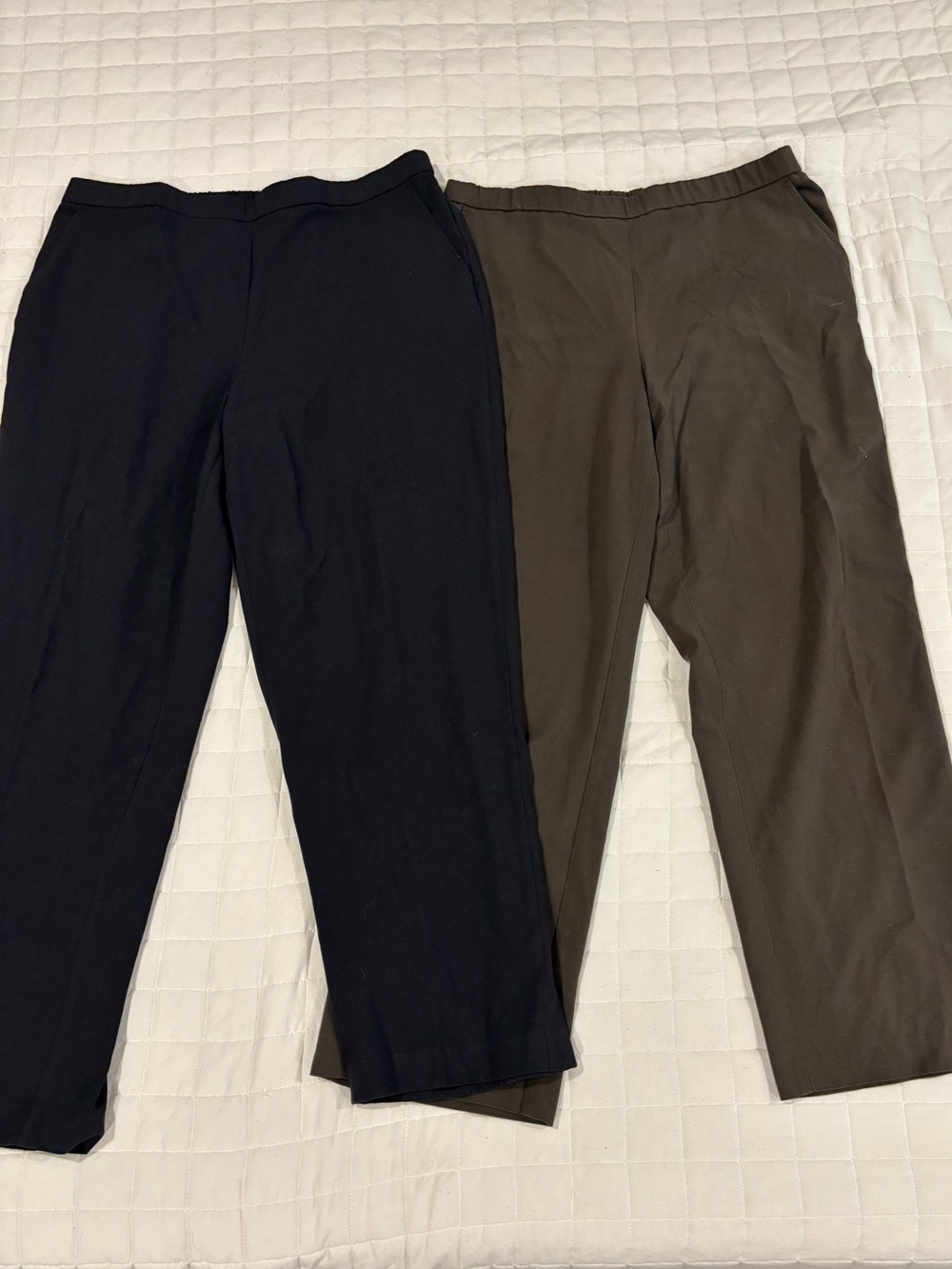 Briggs Dress Pants Bundle of 2-Black Brown Slacks Career Workwear Women’s 16